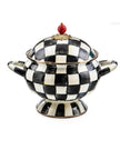 Courtly Check Enamel Tureen