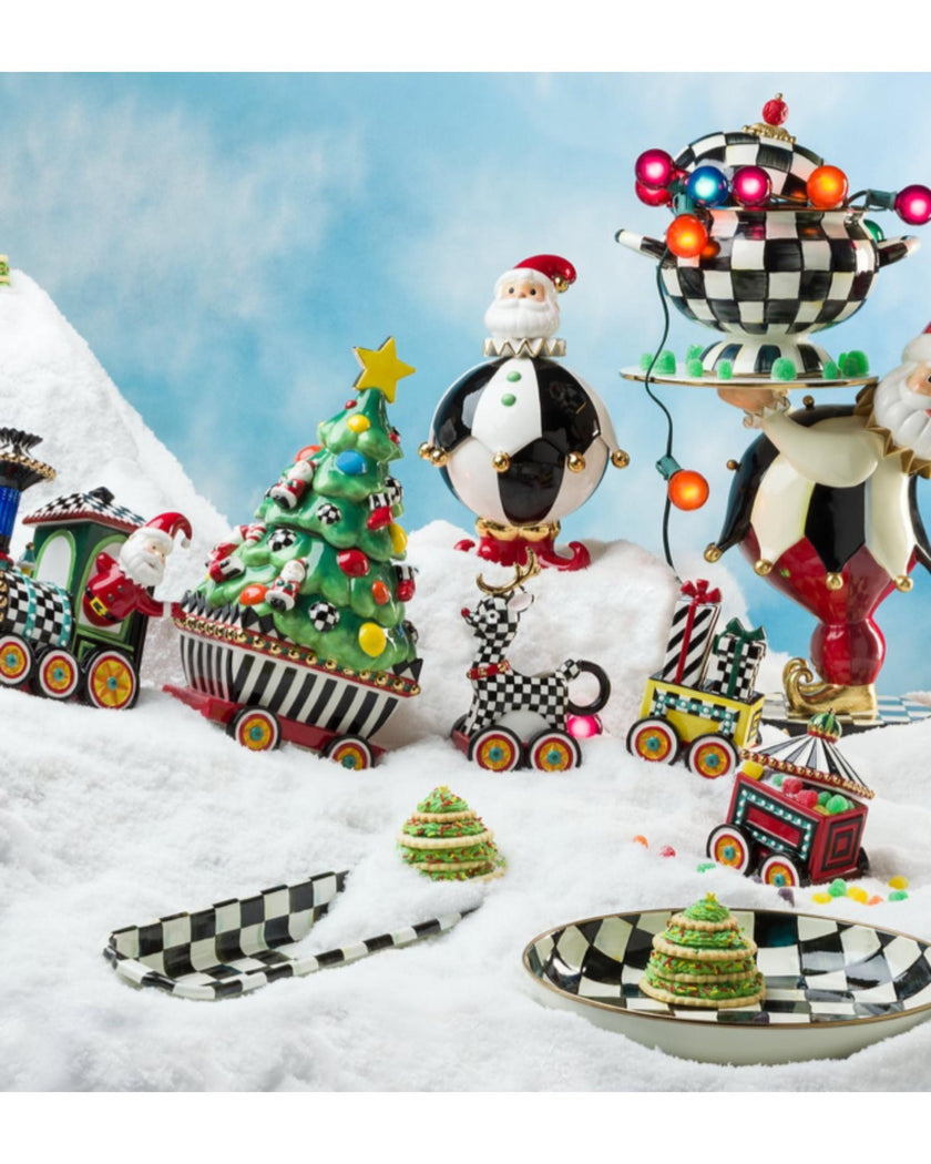 Courtly Check Enamel Tureen