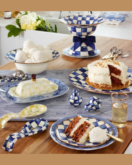 Royal Check Enamel Spoon Rest