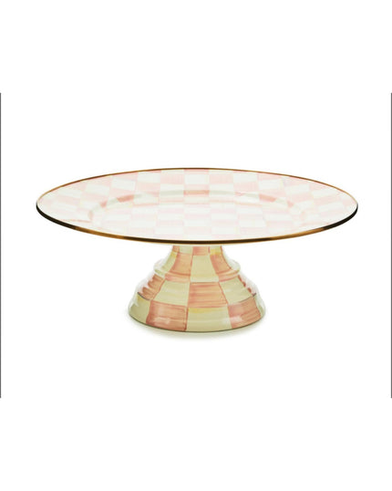 Rosy Check Large Pedestal Platter
