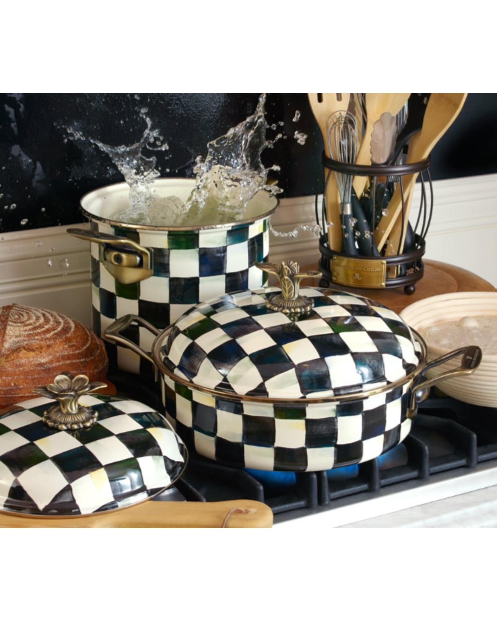 Courtly Check Stockpot Casserole 7QT (6.6 Litres)