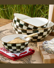 Courtly Check Small Enamel Everyday Bowl
