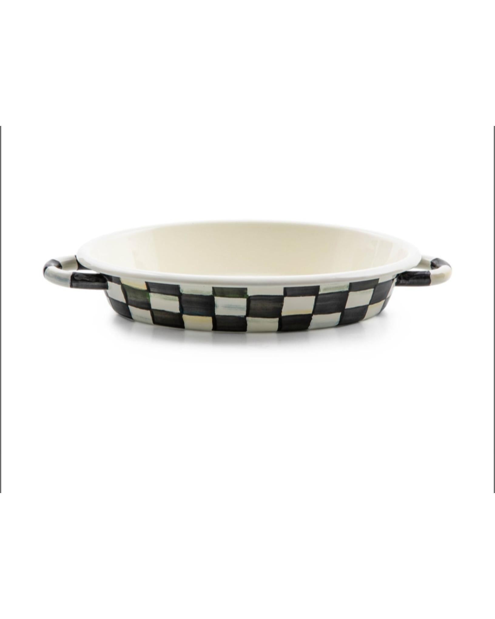 Courtly Check Medium Oval Gratin Dish