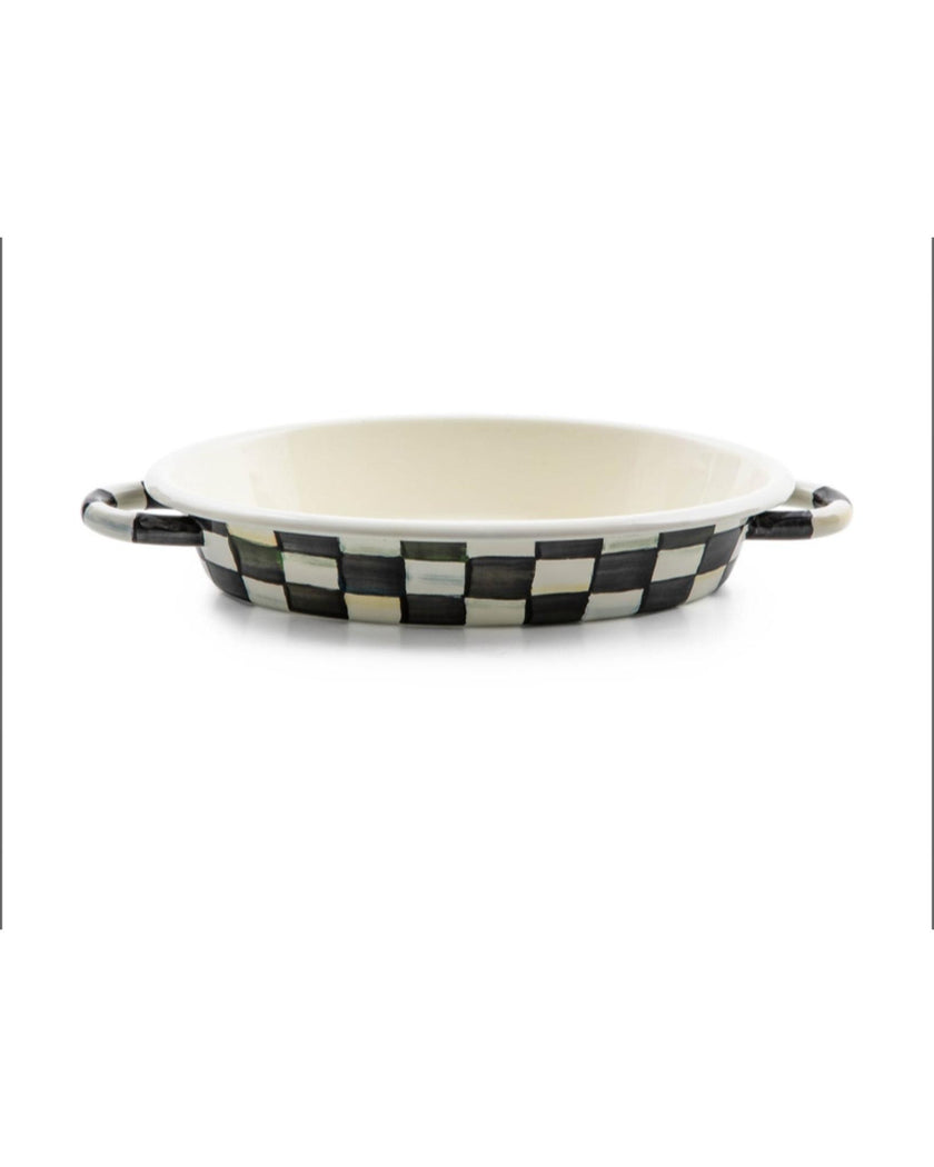Courtly Check Medium Oval Gratin Dish