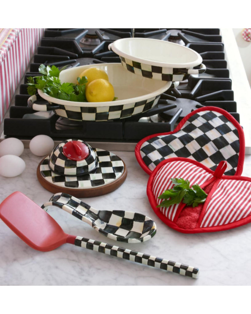 Courtly Check Medium Oval Gratin Dish