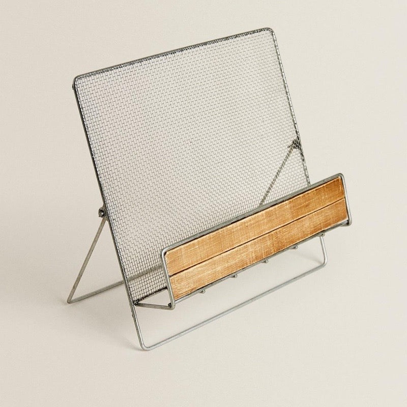 Metal & Wooden tablet/book stand