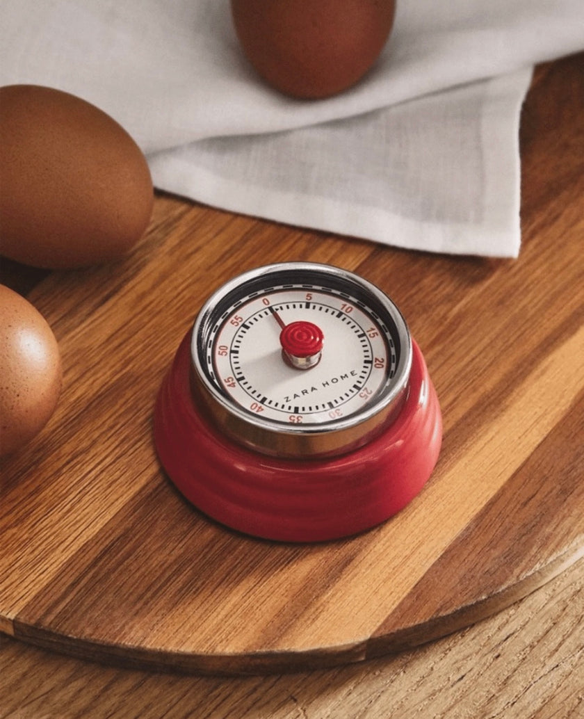 Retro Magnetic Timer (red)