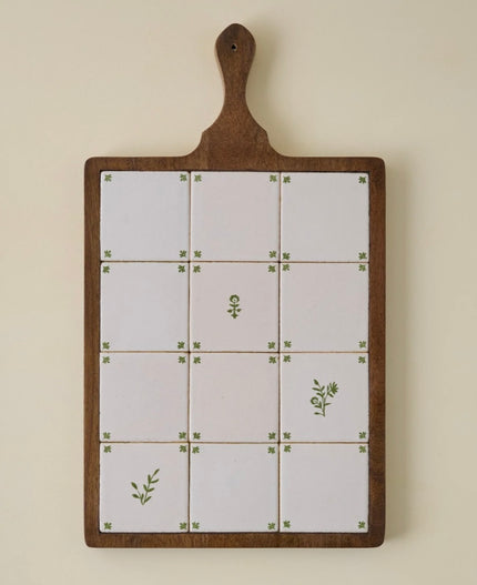Dutch Printed Ceramic Serving Board