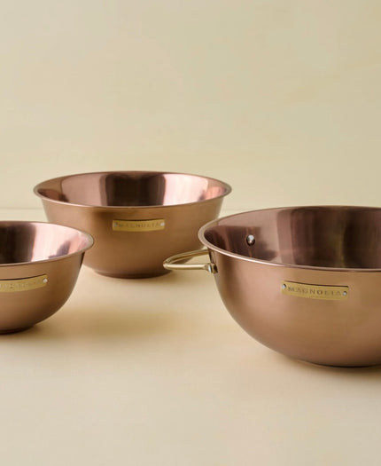 Magnolia Copper Mixing Bowl Set