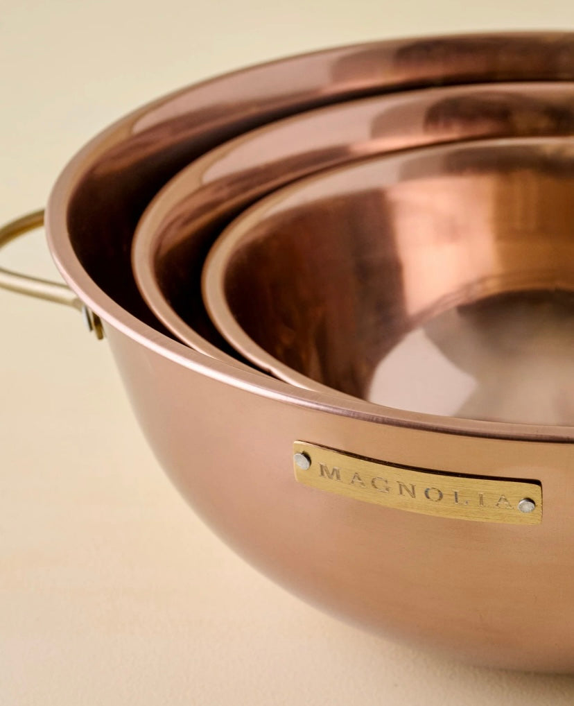 Magnolia Copper Mixing Bowl Set