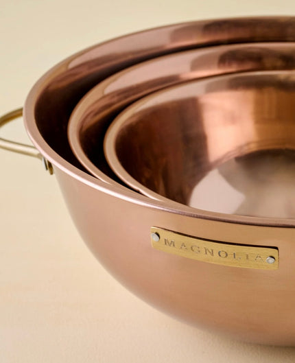 Magnolia Copper Mixing Bowl Set