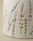 Pressed Floral Utensil Crock