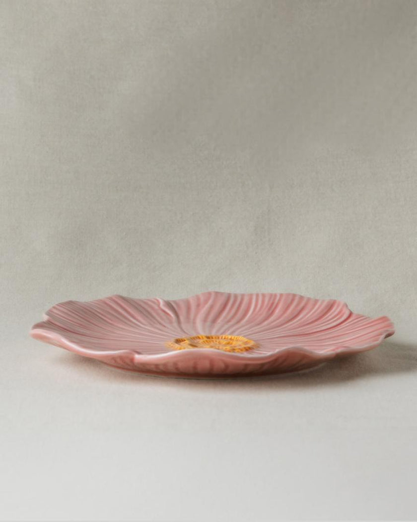 Pastel Floral Dinner Plate 25cm (Rose Pink)