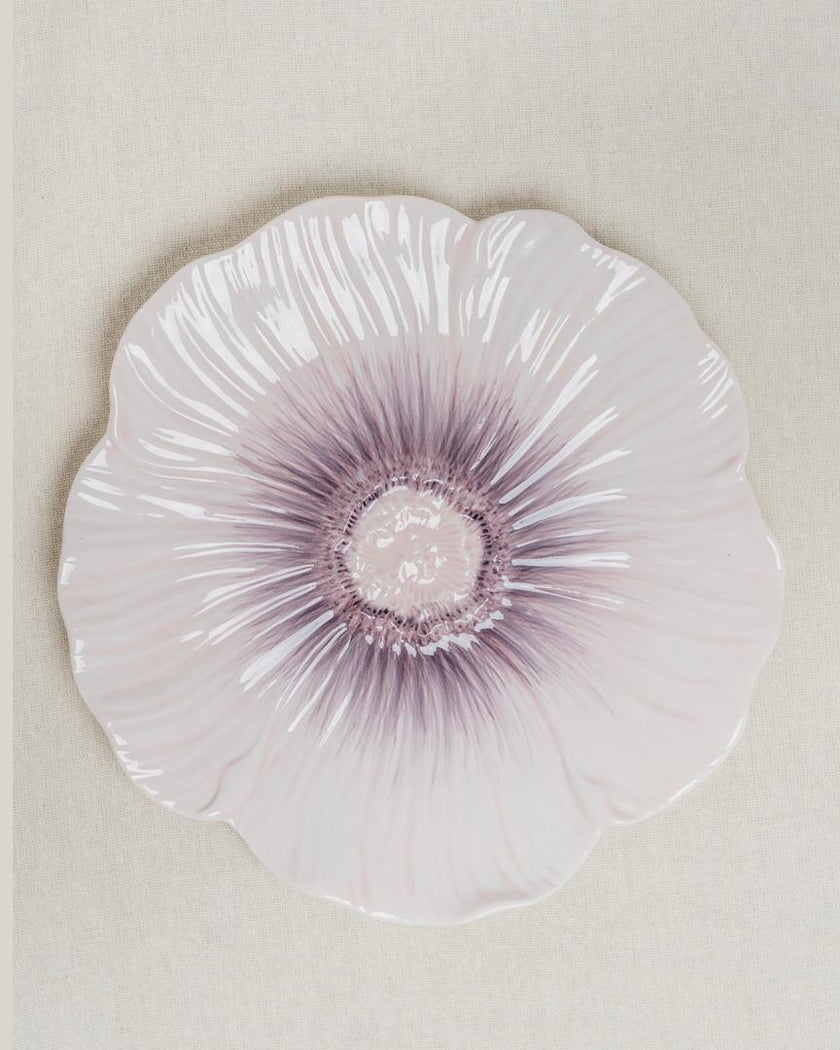 Pastel Floral Dinner Plate 25cm (lilac bloom)