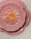 Pastel Floral Side Plate 20cm (Rose Pink)