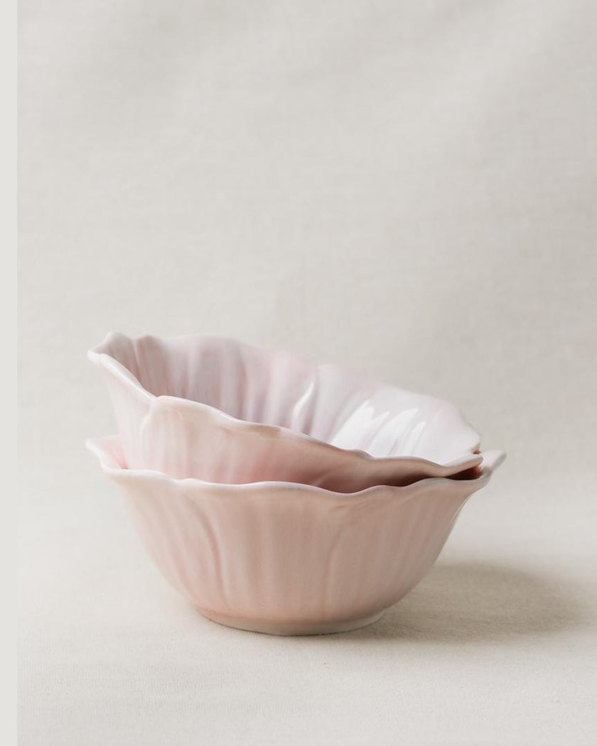 Pastel Floral Medium Bowl 15cm (Lilac Bloom)