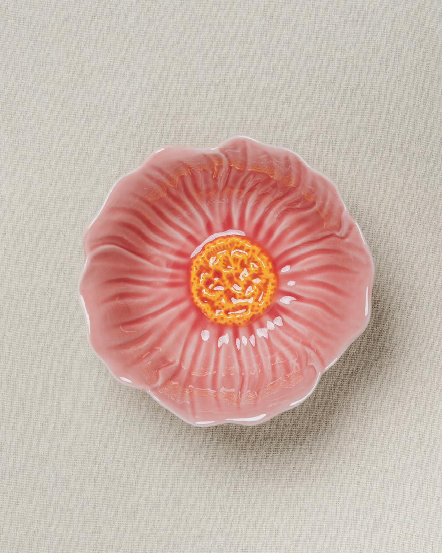 Pastel Floral Medium Bowl 15cm (Rose Pink)