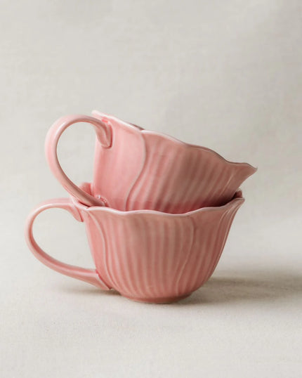 BOOTH : PINK MUG Pastel Floral
