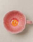 Pastel Floral Mug & Saucer (Rose Pink)