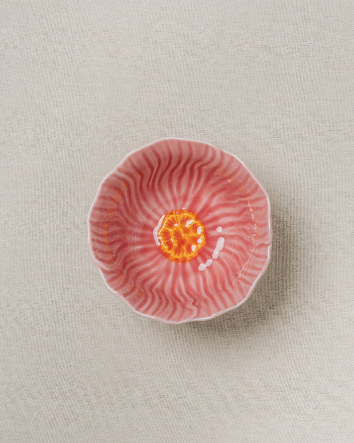 Pastel Floral Small Nibble Bowl 12 cm (Rose Pink - Set of 2)