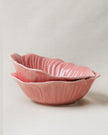 Pastel Floral Large Serving Bowl 22cm (Rose Pink & Lilac Bloom - Set of 2)