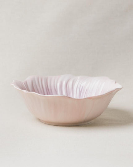 Pastel Floral Large Serving Bowl 22cm (Lilac Bloom - Set of 2)