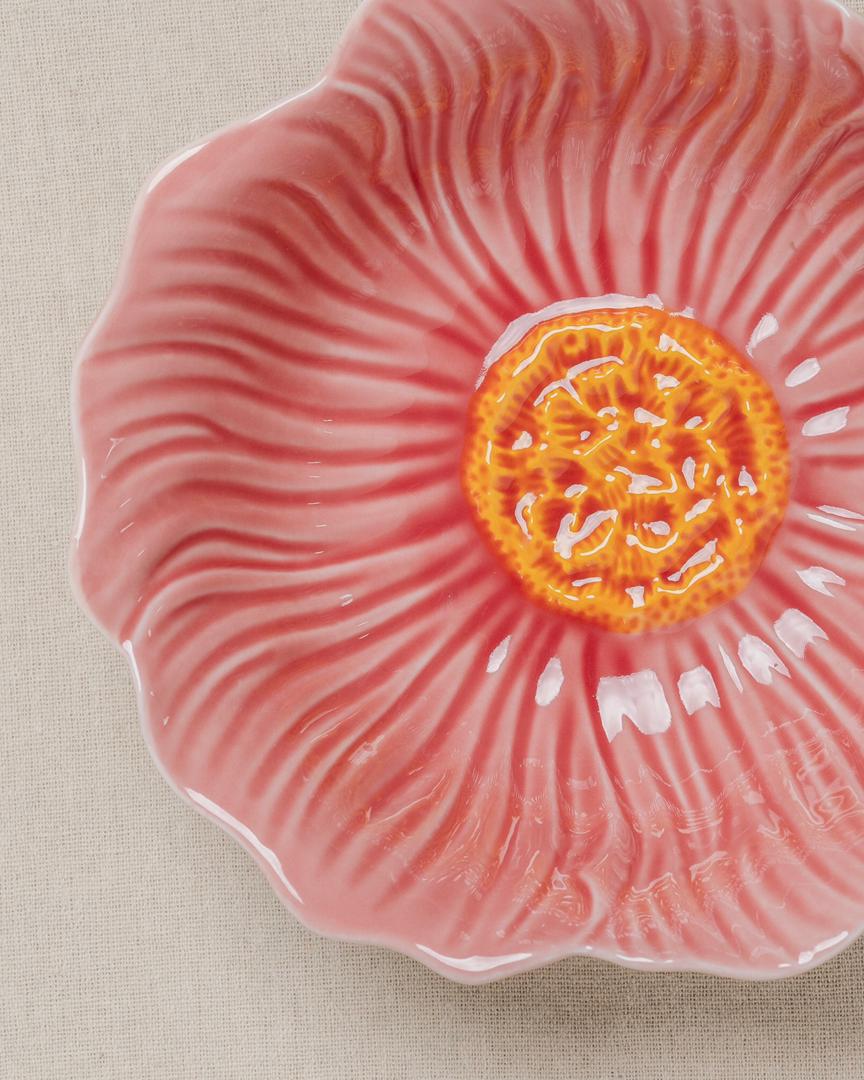 Pastel Floral Large Serving Bowl 22cm (Rose Pink & Lilac Bloom - Set of 2)