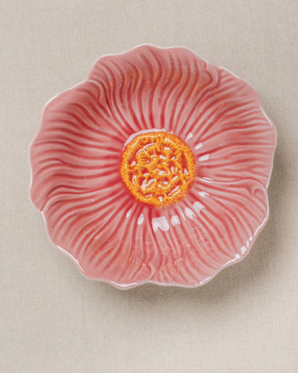 Pastel Floral Large Serving Bowl 22cm (Rose Pink - Set of 2)