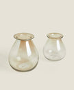 Droplet Smoky Glass Vase (Large)
