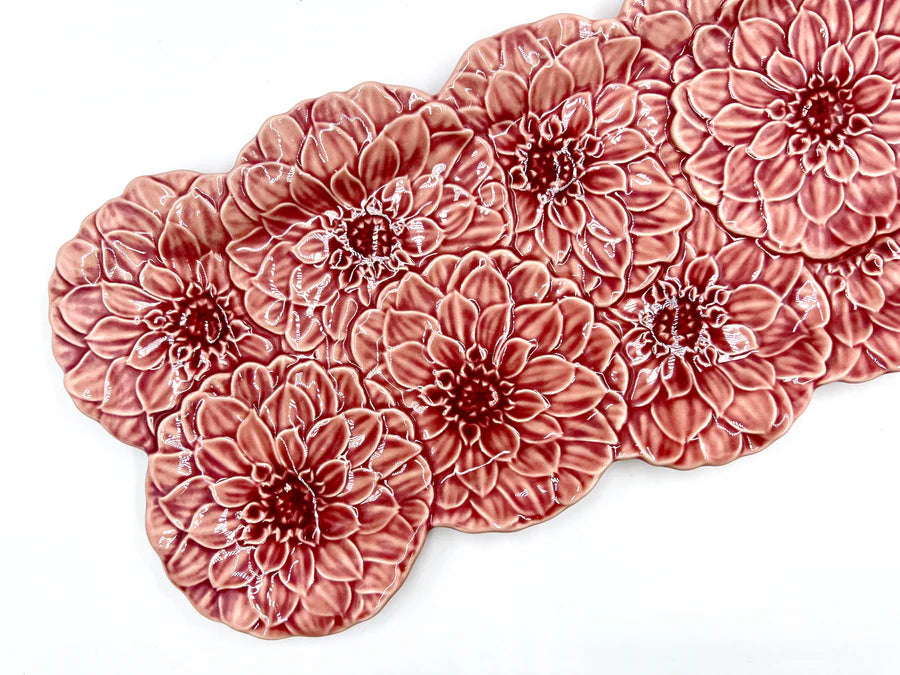 Maria Flor Dahlia Tart Tray