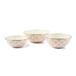 Rosy Check Mixing Bowls, Set of 3