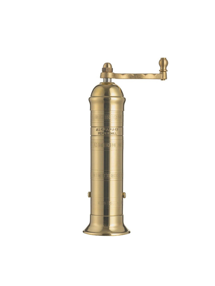 Brass Pepper Mill Grinder (Handmade from Greece)