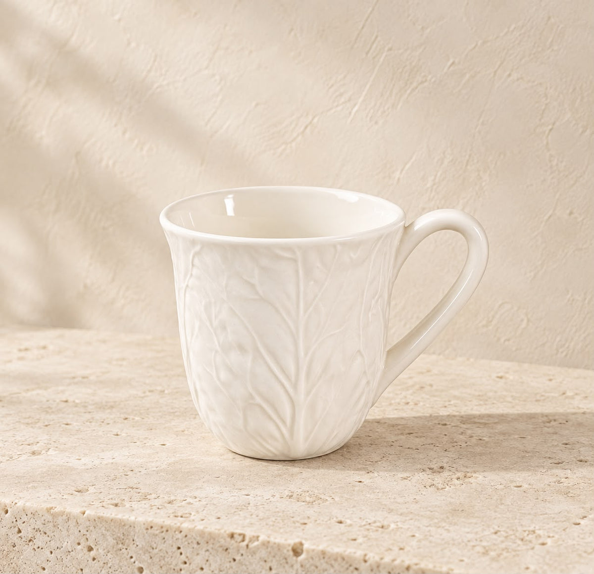 White Cabbage Mug 450ml - Set of 8