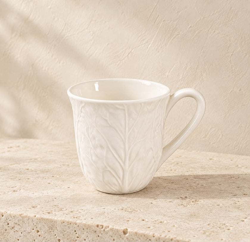 White Cabbage Mug 450ml - Set of 8