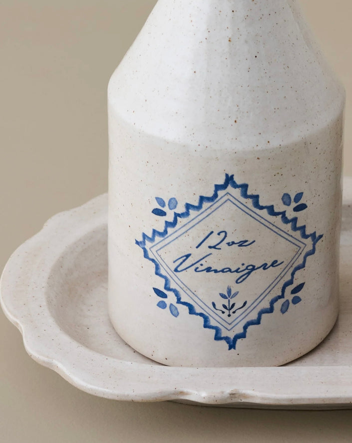 Juliet Ceramic Oil & Vinegar Pour Set
