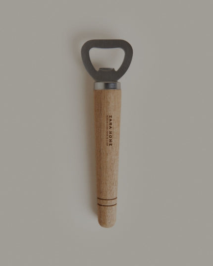 Steel and Acacia Wood Bottle Opener