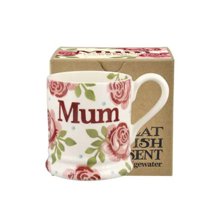 Pink Roses Mum 1/2 Pint Mug Boxed
