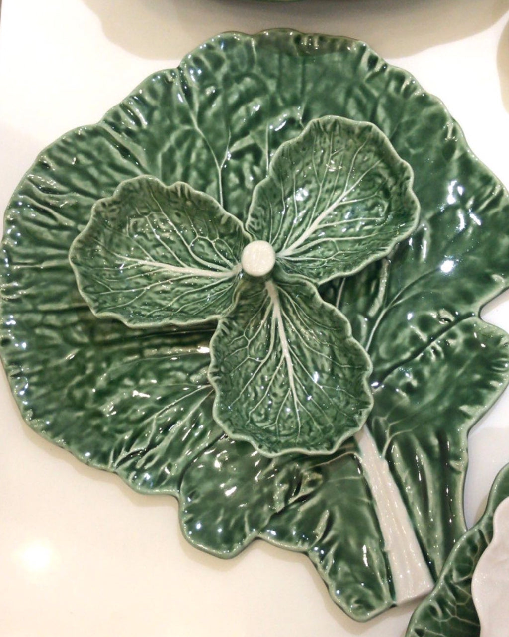 Green Cabbage Cheese Platter