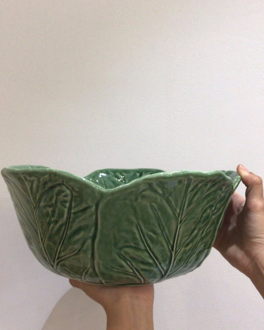 Large Salad Bowl In Green