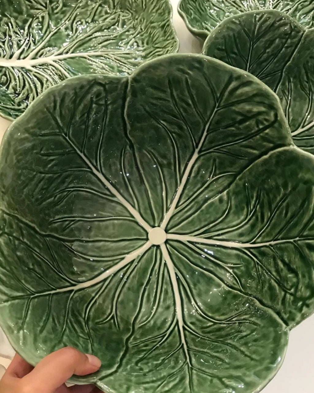 Large Salad Bowl In Green