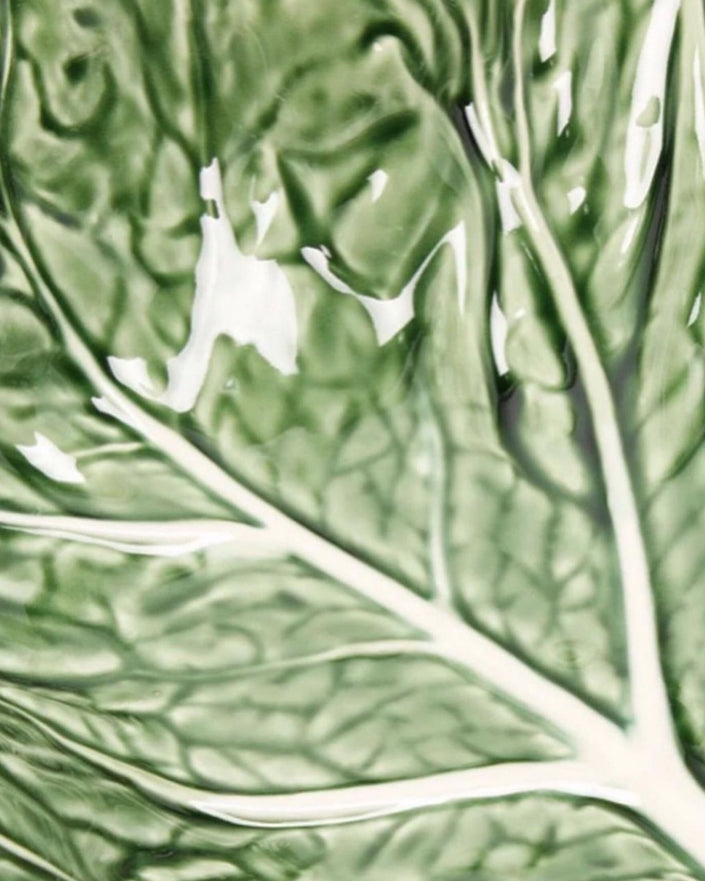 Cabbage Serving Concave leaf 27cm