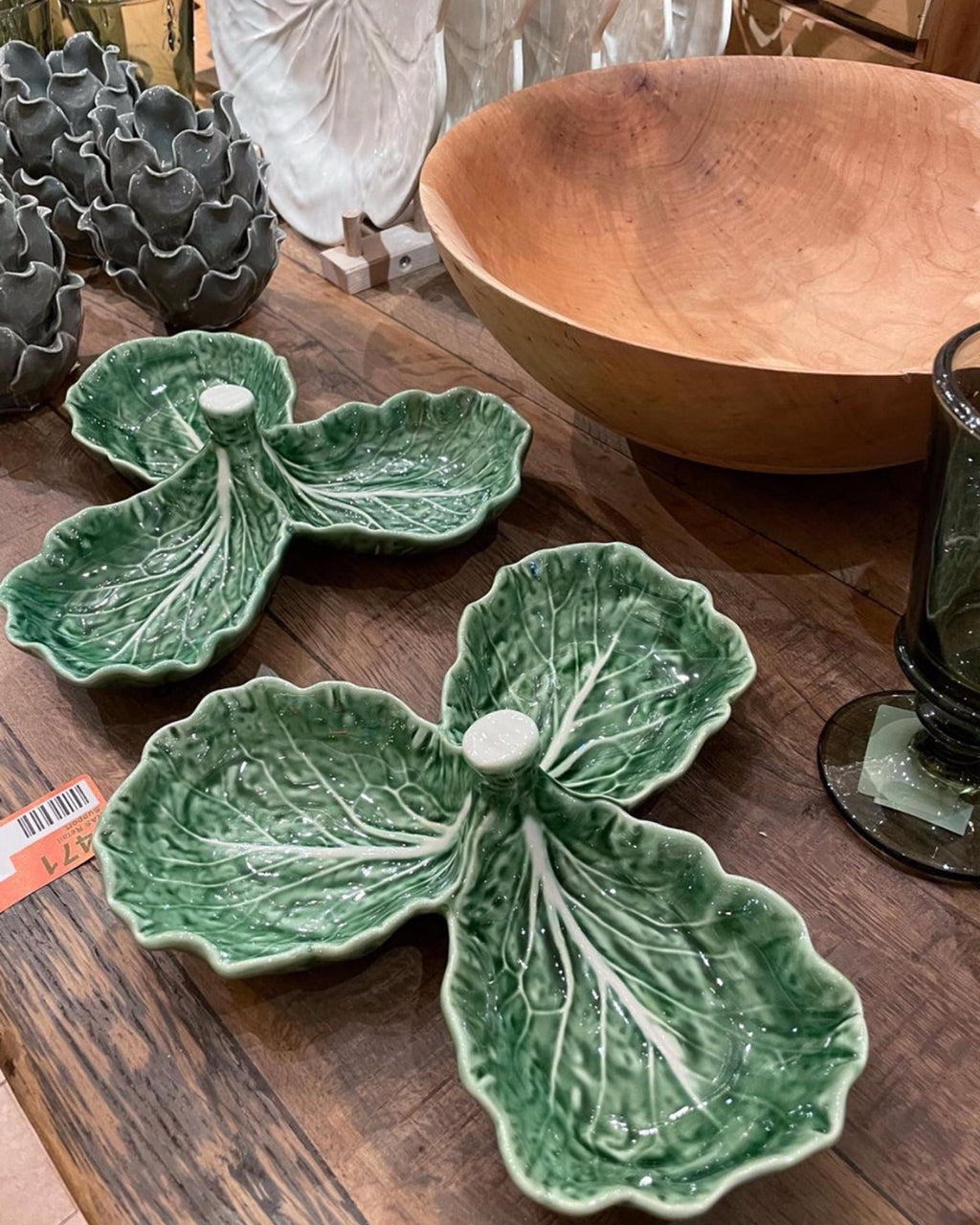 Green Cabbage Olive Dish