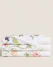 Floral Print Tablecloth in White (Round 180cm)
