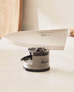 Knife Sharpener with Suction Cup in Grey