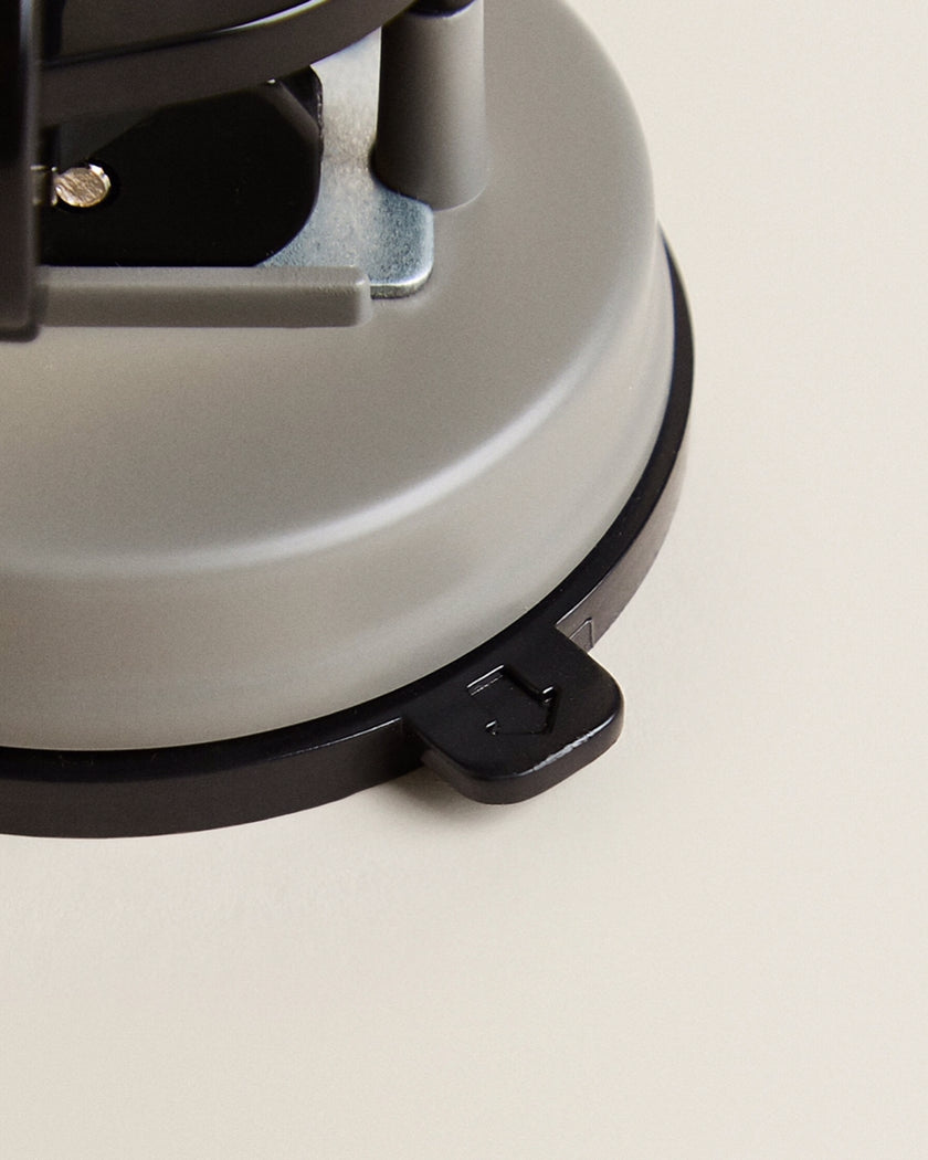 Knife Sharpener with Suction Cup in Grey