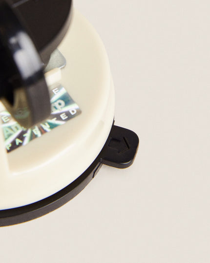 Knife Sharpener with Suction Cup in Grey