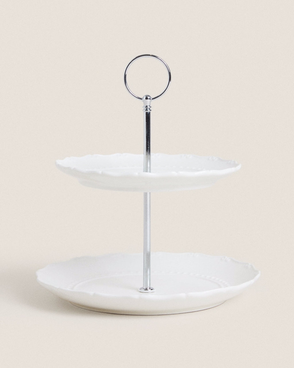 Two-Tier Stoneware Serving Dish