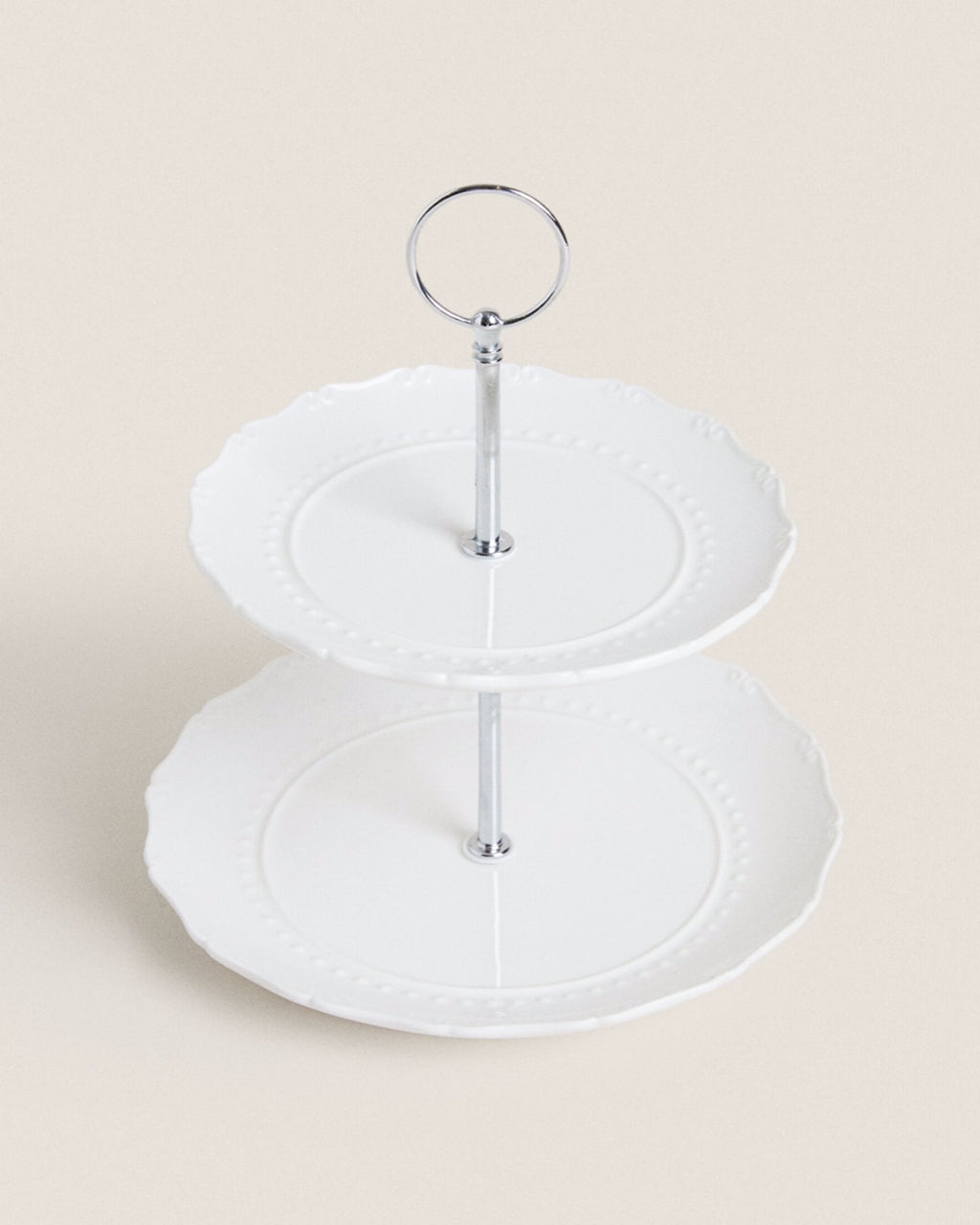 Two-Tier Stoneware Serving Dish