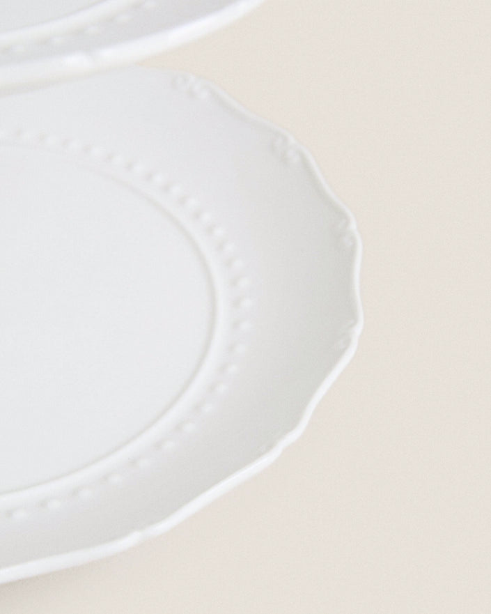 Two-Tier Stoneware Serving Dish