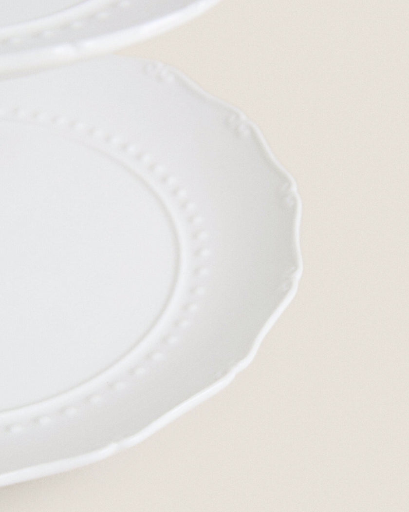 Two-Tier Stoneware Serving Dish